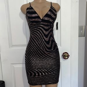 Black sparkly dress